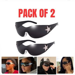 Luxury Women's & Men's Classic Unisex Sunglasses New - 2 Pack